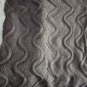 West Loop Cable Knit Infinity Scarf